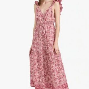Faherty Hyland Dress in Sun Up Block Print